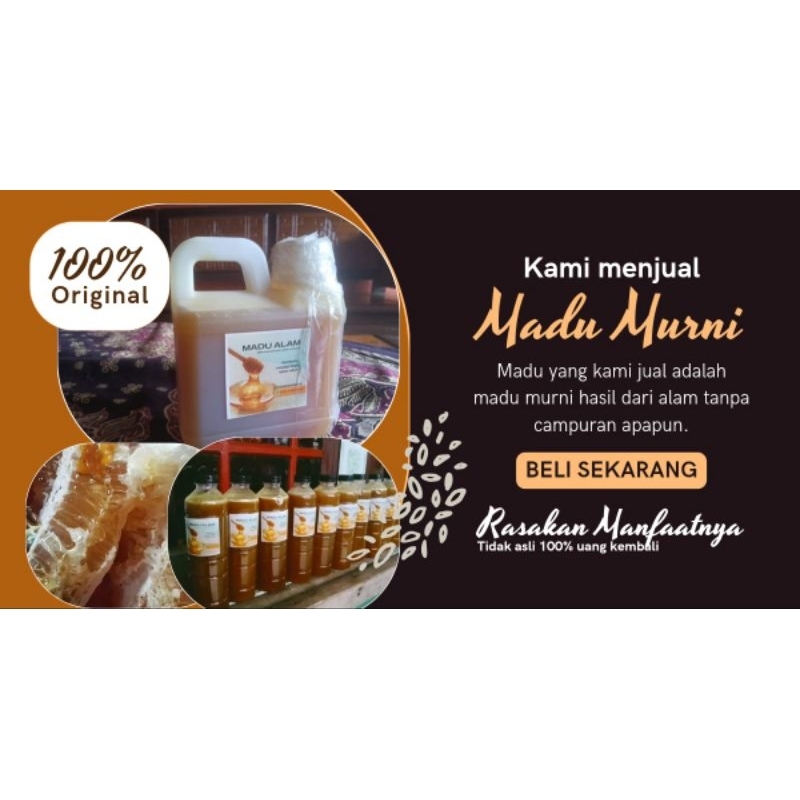 

Madu Alam ukuran 500 ml