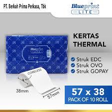

Kertas Struk / Kertas Kasir / Kertas Thermal BLUEPRINT Lite 57x38 mm - 1 Pack