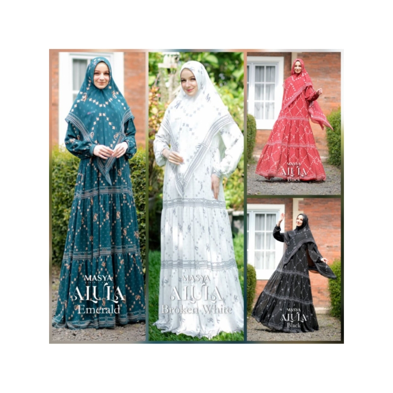 ■■ ALULA  ■■  by MADENIASYARI MASYA ( ONE SET WITH KHIMAR )