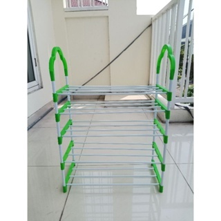 Rak sepatu 5 susun / rak sepatu stainless / rak sepatu jumbo