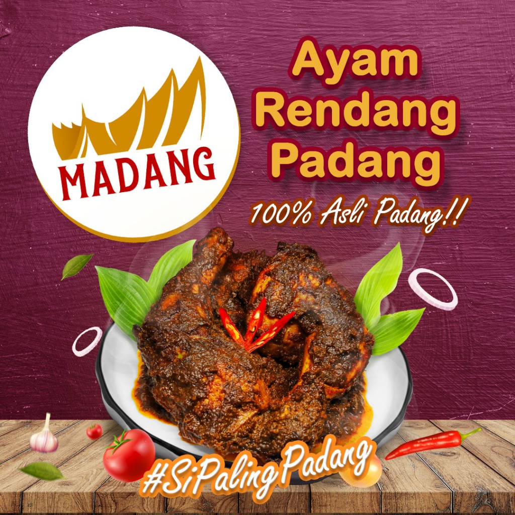 

Promo 7.7 Ayam Rendang Padang / Ayam Bumbu Rendang Padang 1 Ekor Madang