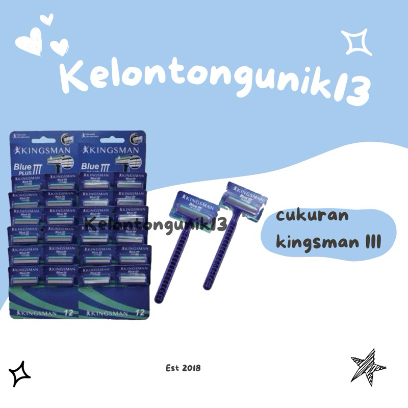 CUKURAN KINGSMAN MATA 3 / CUKURAN JENGGOT / CUKURAN KUMIS / CUKURAN BIRU KINGSMAN