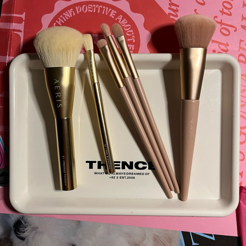 preloved brush make up aeris beaute golden silk & kkv dulce luna