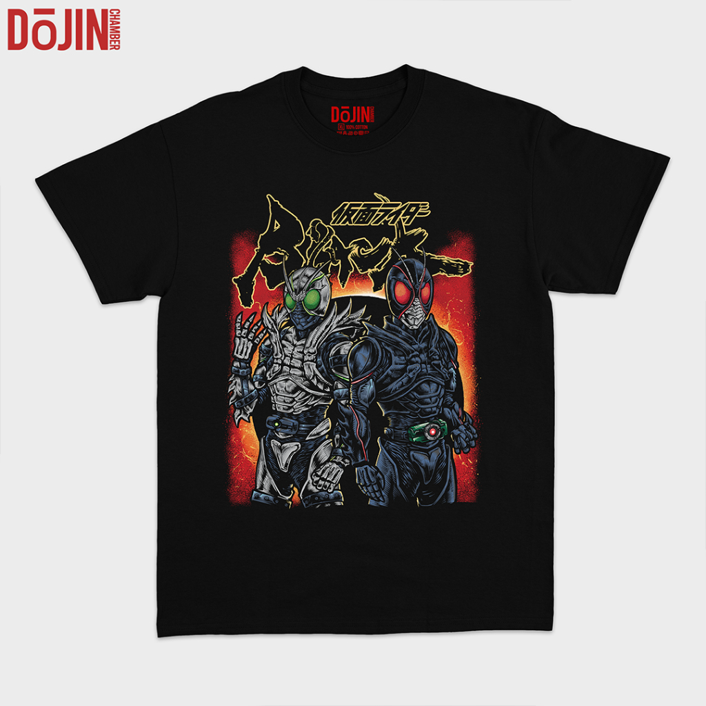 Kaos Premium Kamen Rider Black Sun & Shadow Moon | Dojin Chamber