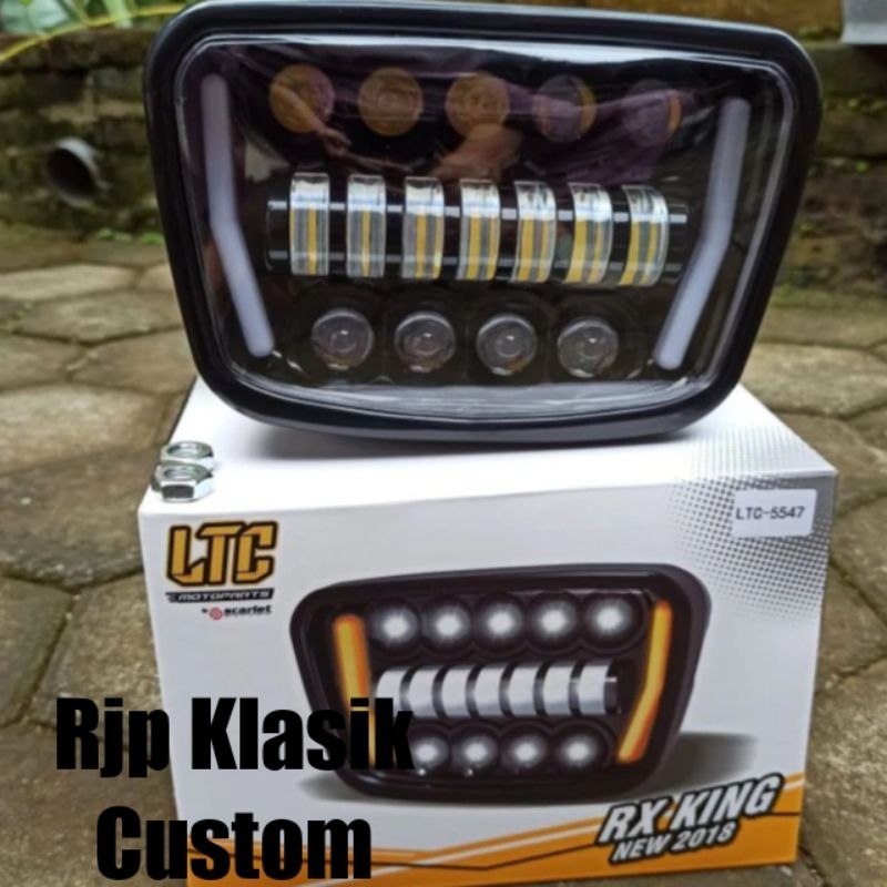 Lampu daymaker rx king LTC oval - daymaker yamaha rx king LTC model oval