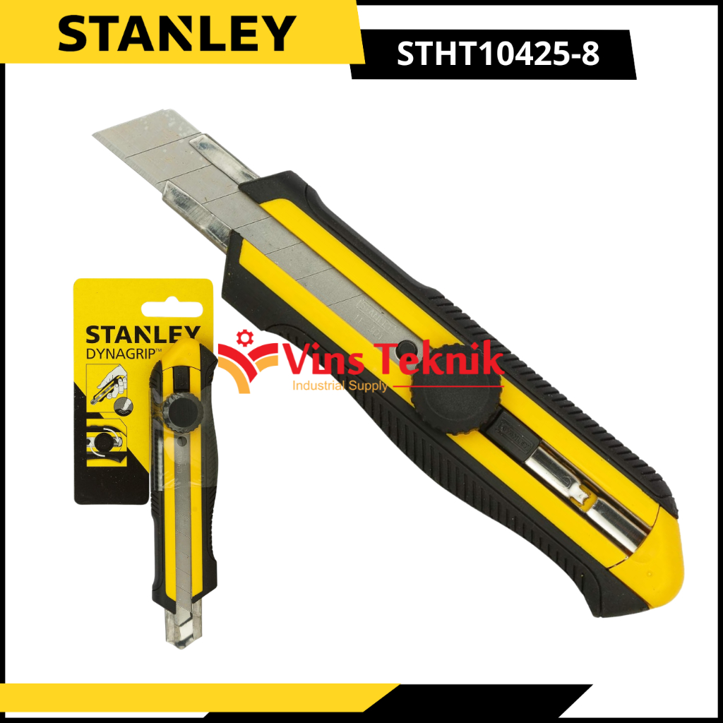 

Pisau Cuter Cutter Dynagrip Snap-Off Knife STANLEY STHT10425-8