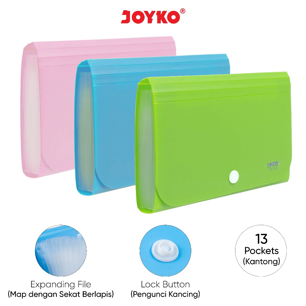 

Lagi Promo Expanding File Map Harmonika Joyko EF1218 Giro 13 Pocket