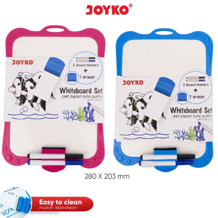 

Free Packing PAPAN TULIS SET WHITEBOARD SET JOYKO WBS17CO PAPAN TULIS KECIL