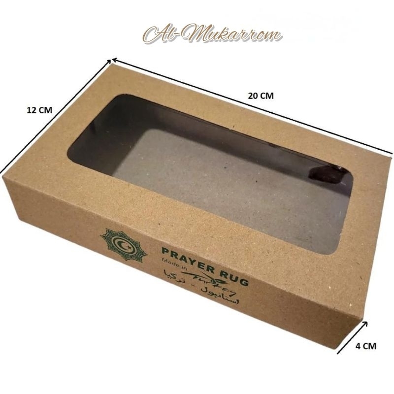 

Dus Box Mini Ukuran sajadah 3/4
