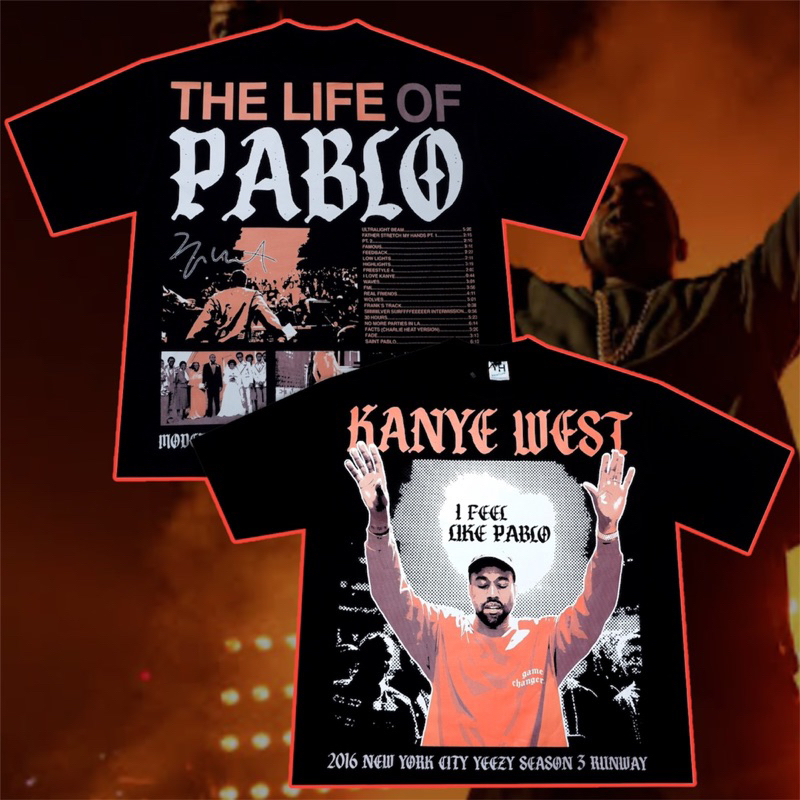 T-Shirt Oversize Hiphop Kanye West