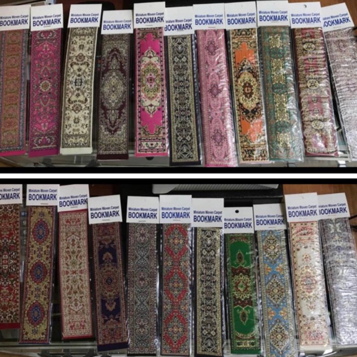 

Terbatas Motif Khas Turki Turkish Woven Bookmarks Miniature Woven Carpet