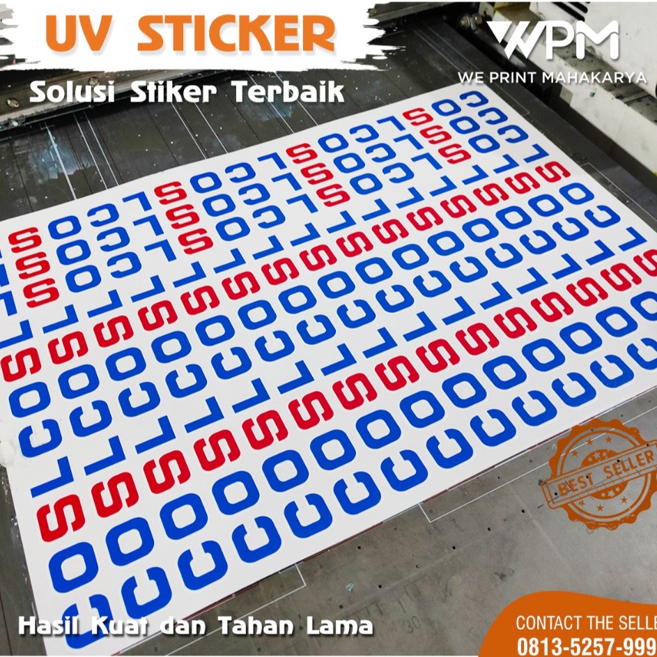 

Murah Banget Cetak Stiker Sablon DTF UV A3 A4 A5