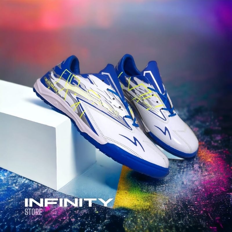 sepatu futsal specs lightspeed accelerator marc klok biru