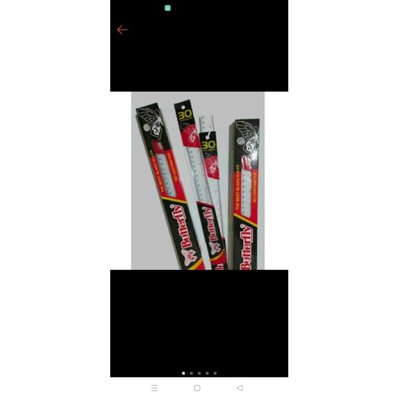 

1 PACK) Penggaris / Garisan Plastik Butterfly 30 cm Plastik/Penggaris 30cm/ Penggaris Butterfly 30cm