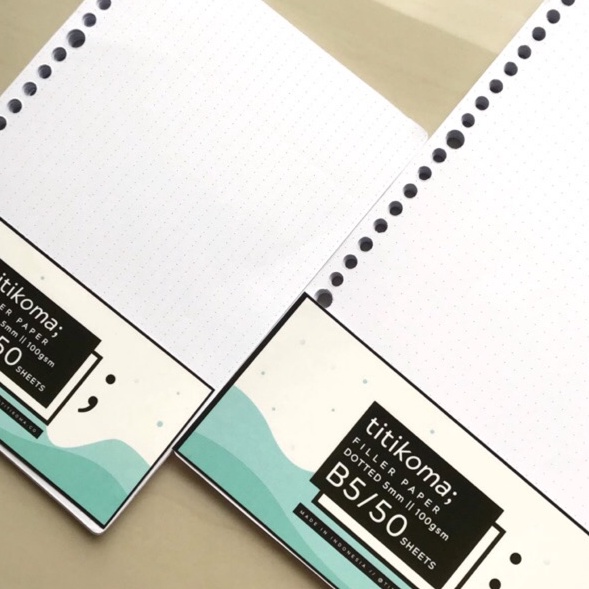 

Paling Popular A5 Grid and Dot Paper Binder Filler Kes Binder