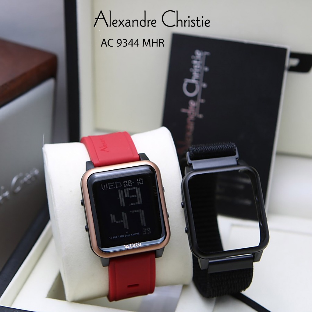 ALEXANDRE CHRISTIE WANITA AC 9344 DIGITAL JAM TANGAN ALEXANDRE CHRISTIE ORIGINAL