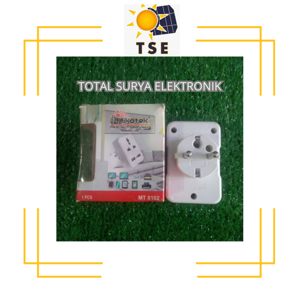 STEKER T MULTI SEBAGUNA + TERMINAL USB MIKOTEK