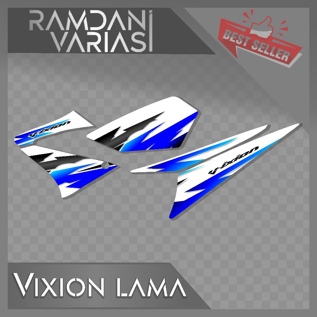 STRIPING VIXION OLD/LAMA STIKER VARIASI VIXION LAMA STRIPING MOTOR VIXION 2008-2012