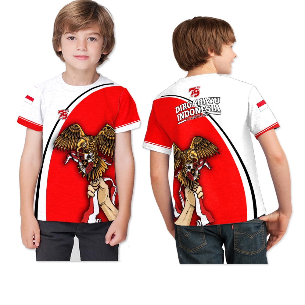Baju Jersey Anak 17 Agustus Kaos Baju Anak Agustusan 2024