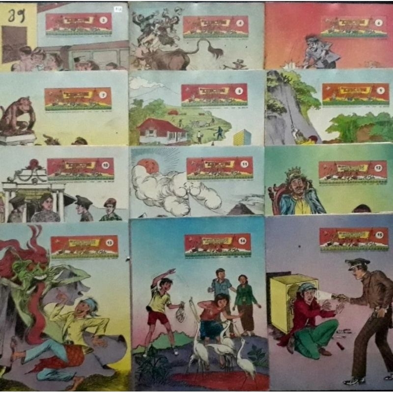 PAKET KOLEKSI 49 MAJALAH SI KUNCUNG TAHUN XXXIII 1989/SUDJATI S.A