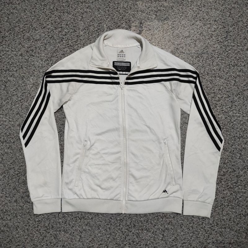 Jaket Tracktop Adidas Vintage 3 Stripe Casual Second