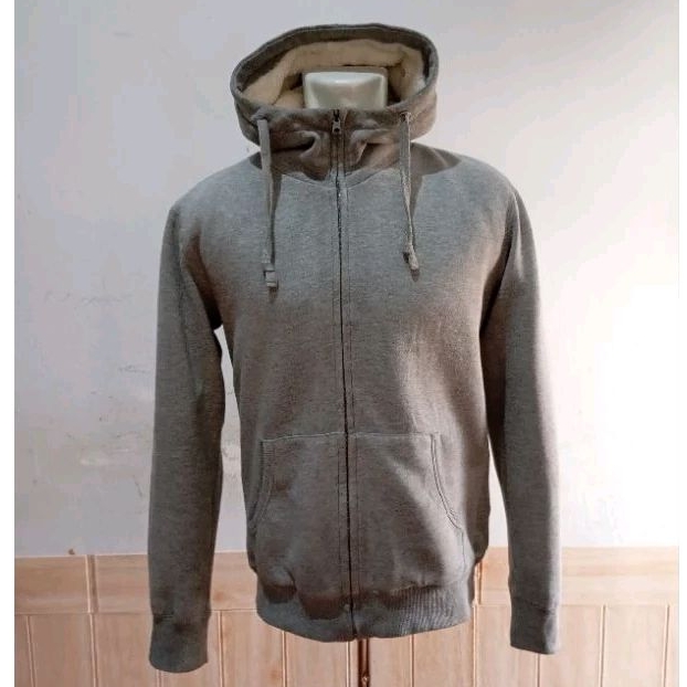 Henus Edwin Zipper Hoodie Bahan Tebal No Minus Cakep