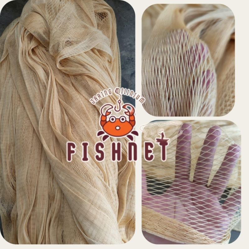 kain pukat/jaring pukat/kain nilon ukuran 3/4inci（Per Kg）