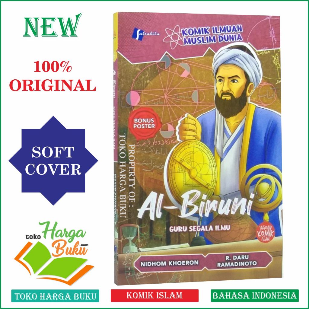 Foto Komik AL-BIRUNI Guru Segala Ilmu Ilmuwan Muslim Dunia Buku Anak Penerbit Salsabila