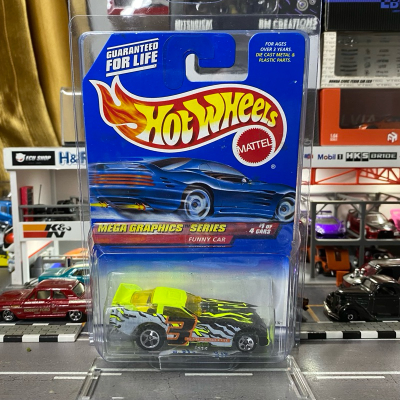 HotWheels Mustang Funny Car Mega Graphics Series