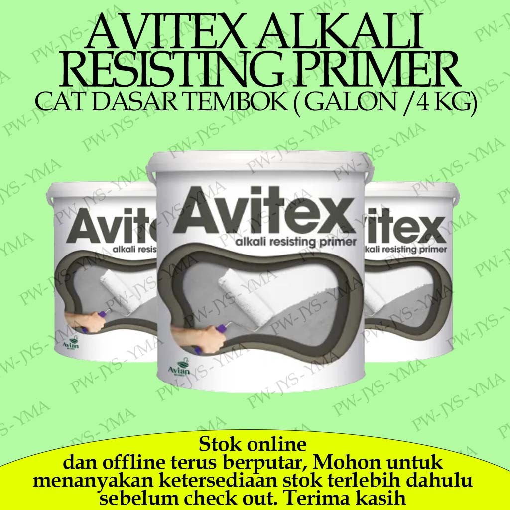 WALL SEALER / ALKALI RESISTING PRIMER / PRIMER TEMBOK / CAT DASAR DINDING / CAT DASAR TEMBOK 21 KG /