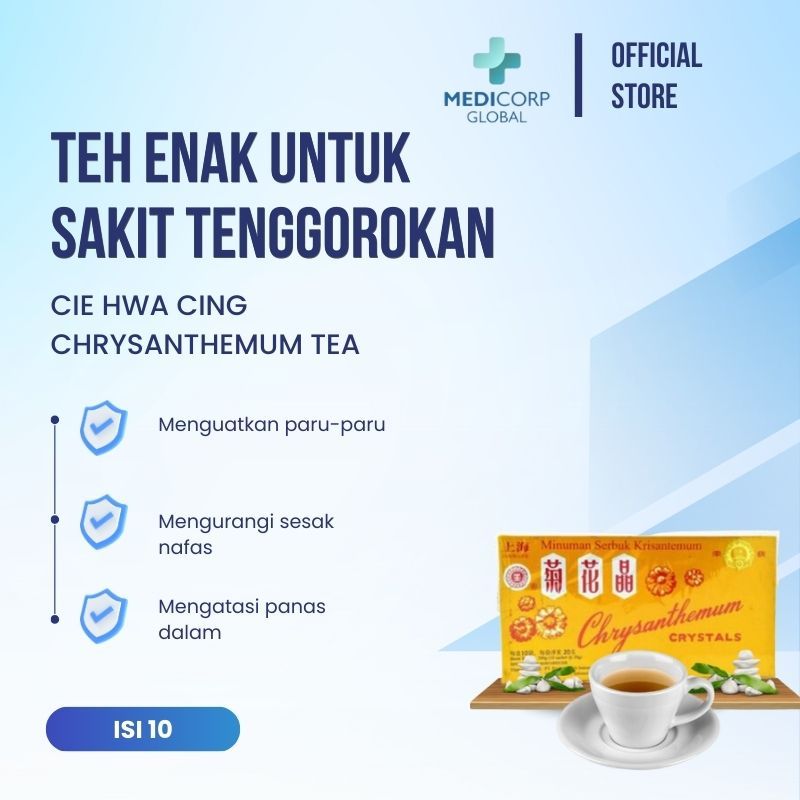 

[MEDICORP] Cie hwa cing chrysanthemum tea / teh krisan pereda panas dalam isi 10
