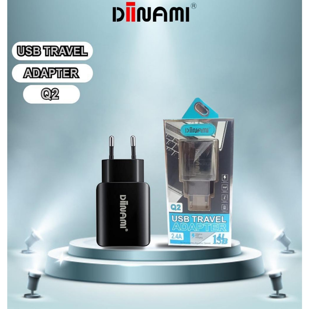 Q2 BATOK ADAPTER CASHAN DIINAMI 2.4A ORIGINAL FOR OPPO SAMSUNG REALME XIAOMI VIVO ANTI MELEDAK