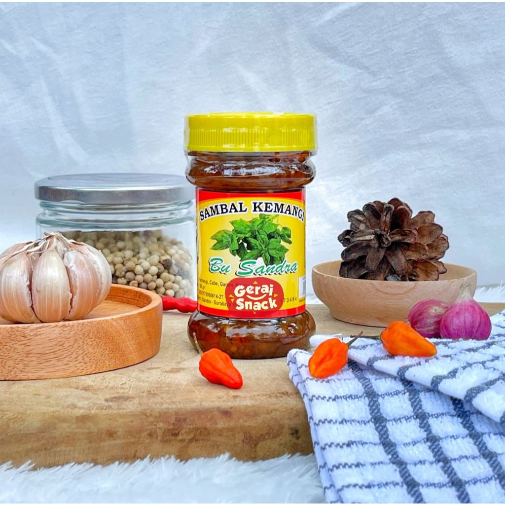 

Sambal Kemangi Bu Sandra Oleh2 Khas Surabaya 150gr Best Seller