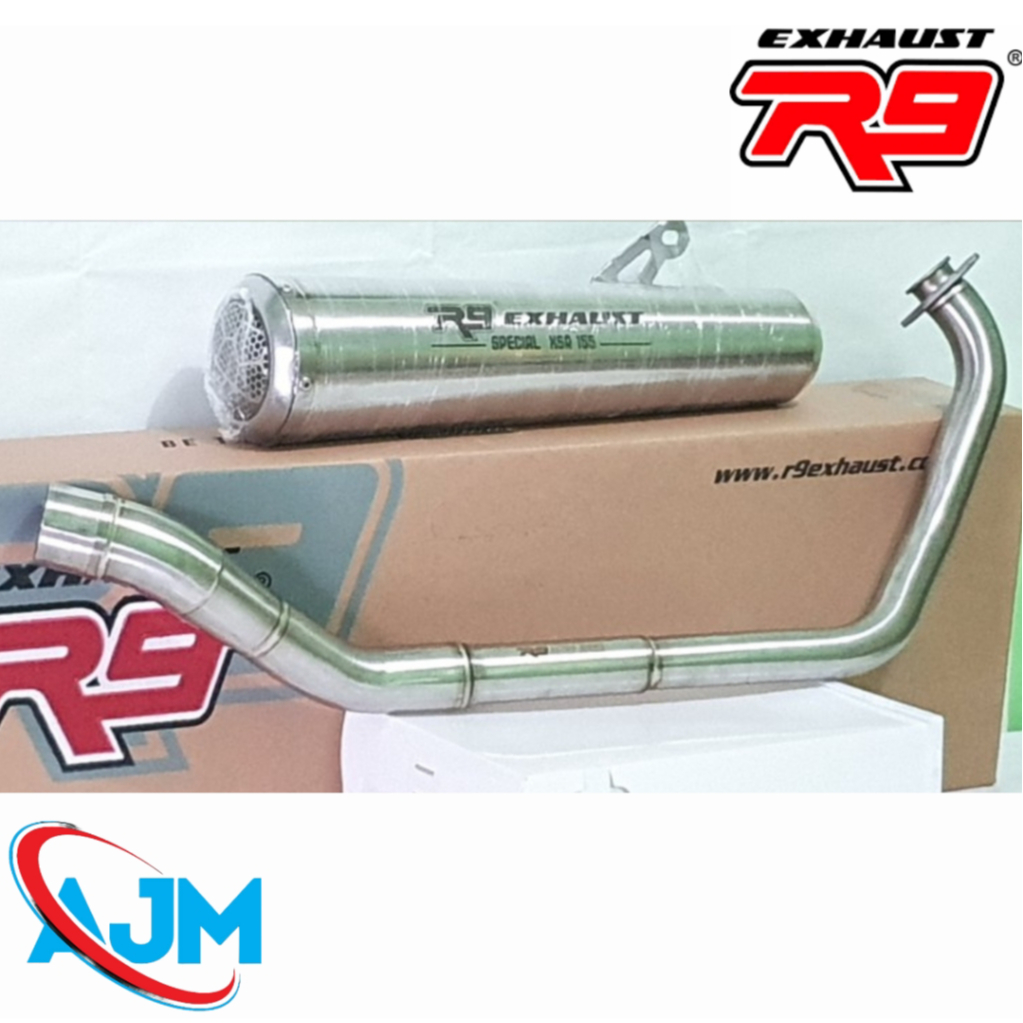 knalpot r9 xsr 155 retro series original