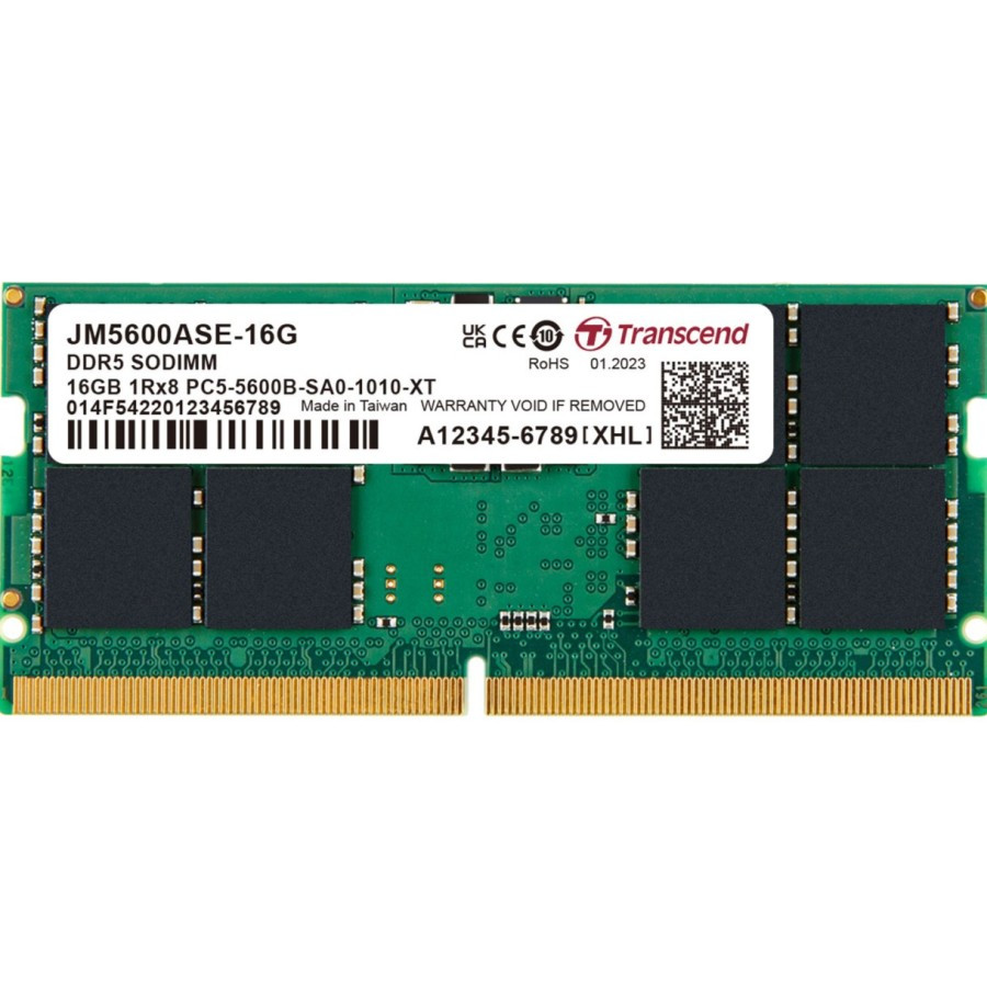 TRANSCEND DDR5 SODIMM PC5-44800 5600MHz 8GB ( 1x8GB ) JM5600ASG-8G