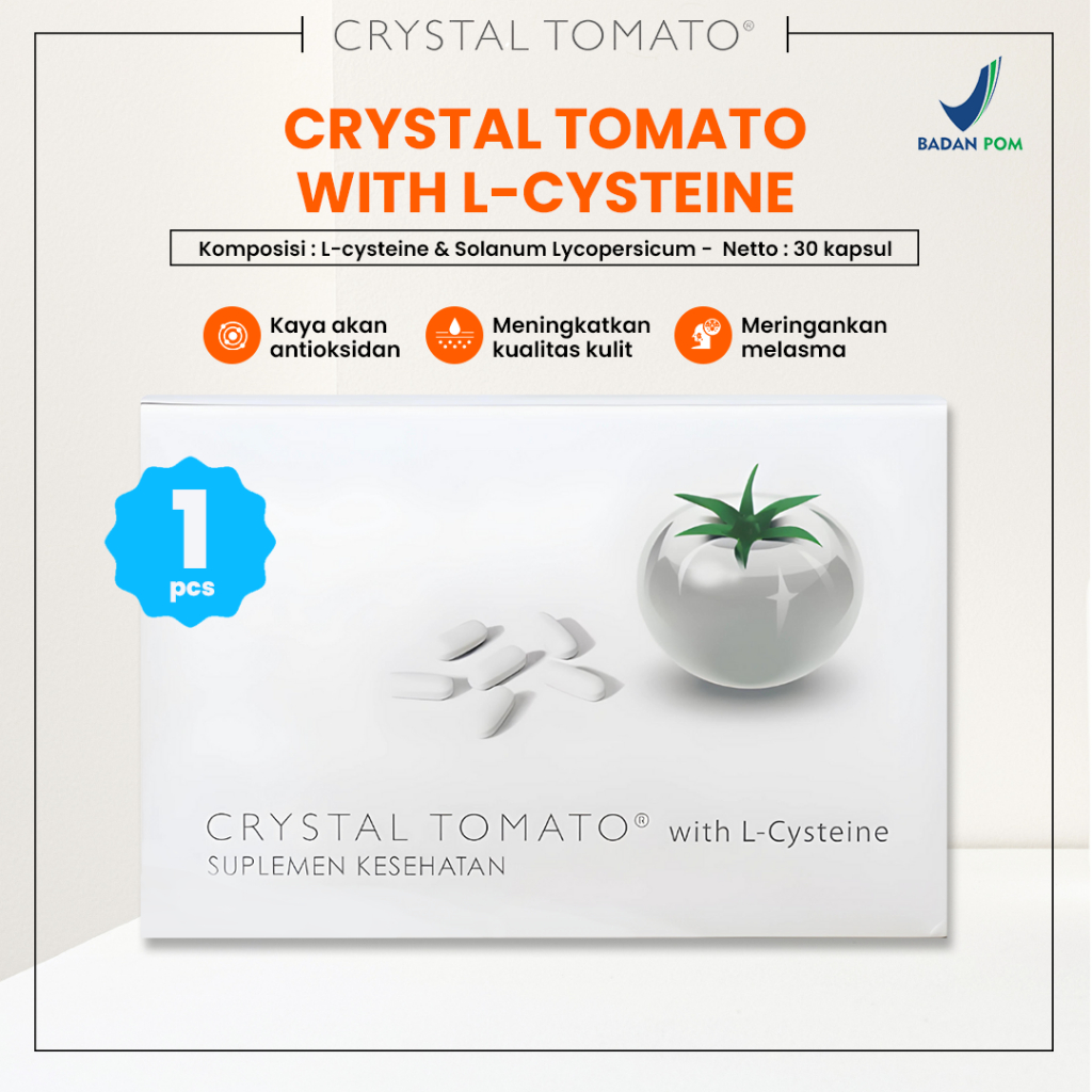 Crystal Tomato with L-Cysteine suplement