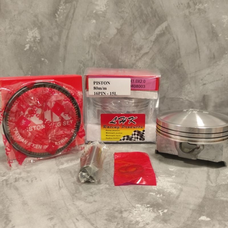 Piston LHK 80 mm pen 16 ,Set ring piston seher LHK Thailand