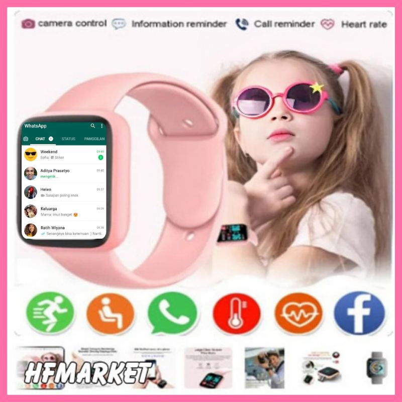 JAM TANGAN SMARTWATCH HP JAM ANDROID SMARTWATCH ANAK JAM AIMO JAM PINTAT HP