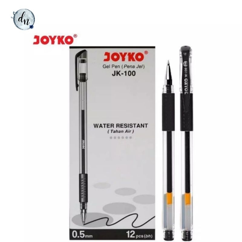 

(Pack) Gel Pen Joyko | Pulpen Joyko JK-100NT 0.5 mm | Bulpoin Joyko | 1 Pack 12 Pcs