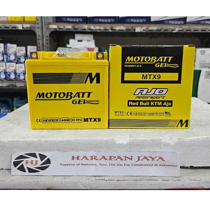 AKI MOTOR MOTOBATT MTX9 (9AH) GEL