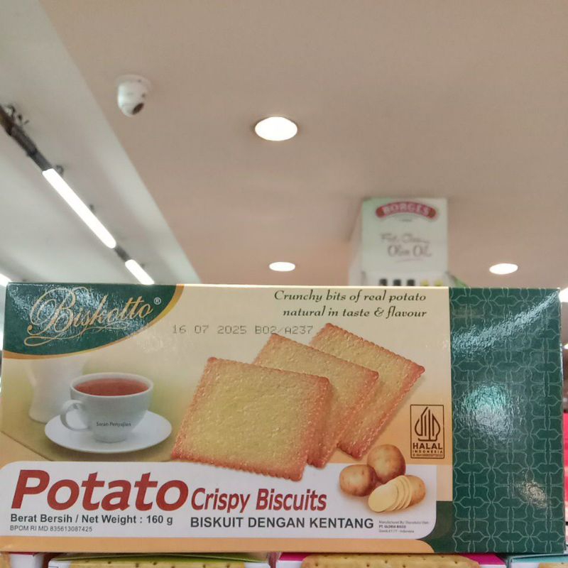 

BISKOTTO POTATO CRISPY BOSKUIT 160G