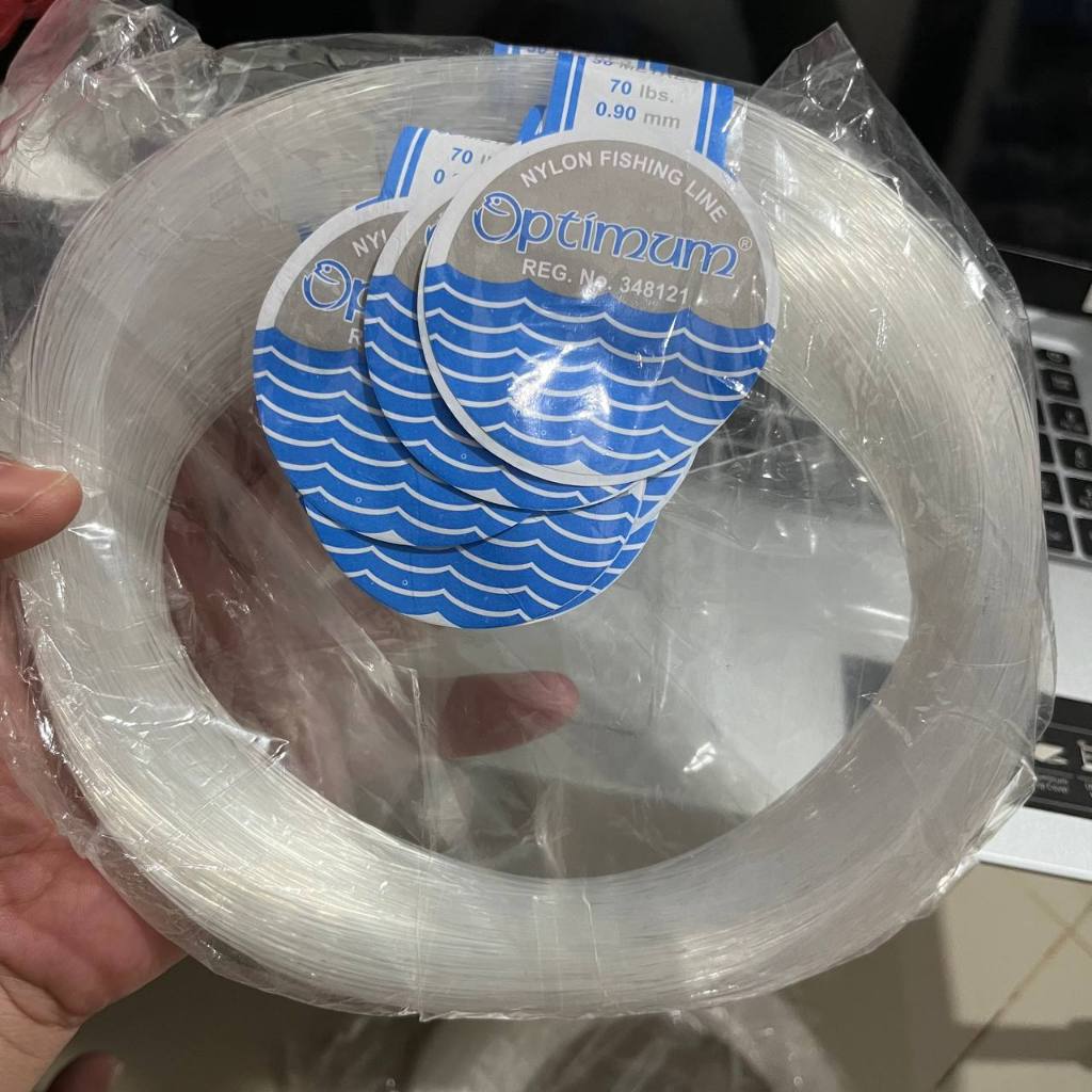 Senar Optimum Ukuran Lengkap Senar Nelayan, Senar Rangkaian, Senar Laut 300 M 70lb-100lb