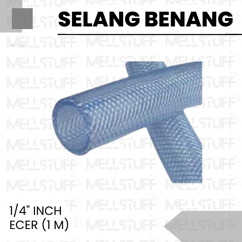 Selang Benang Air Taman 1/4" Inch Meteran (Eceran) Selang Benang