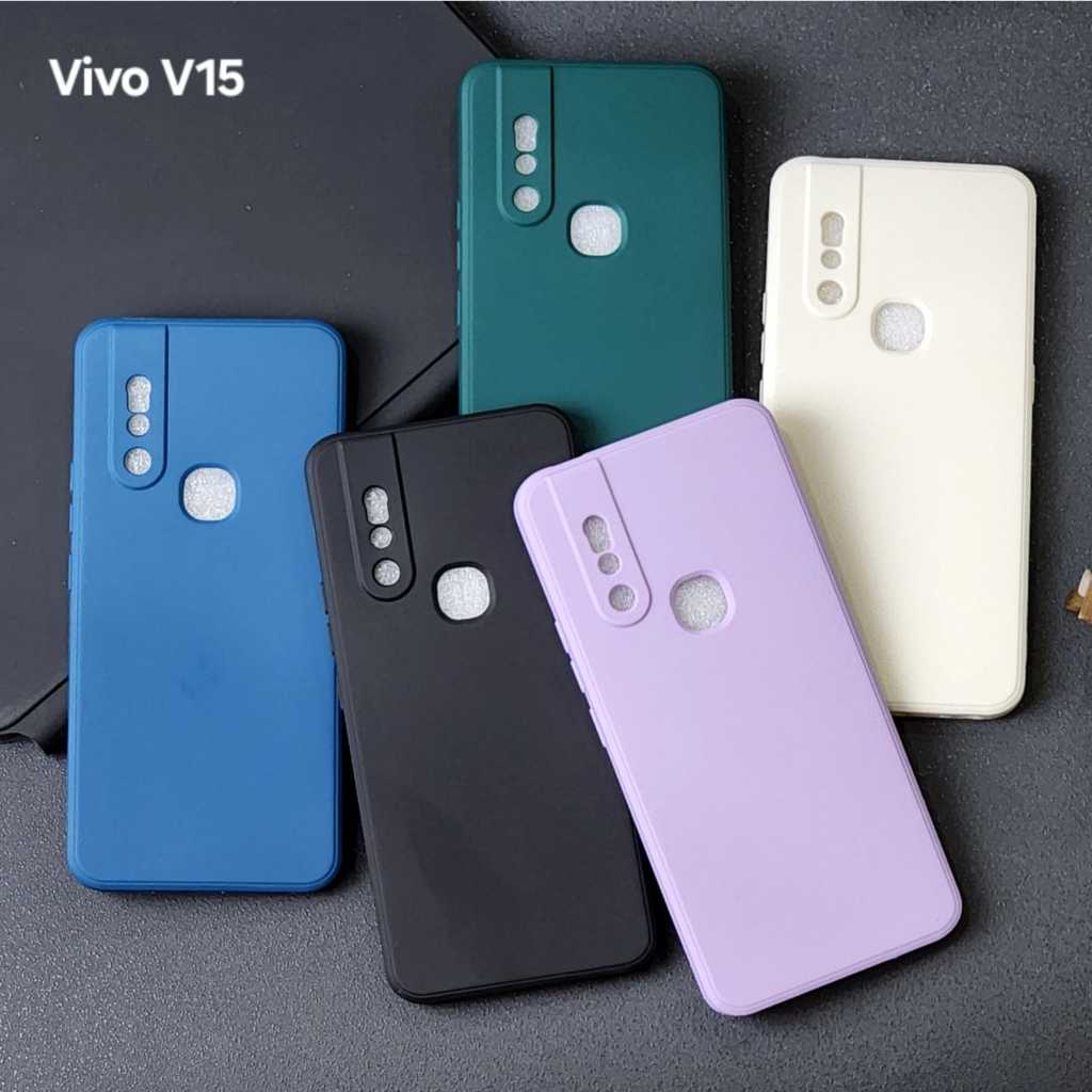 Vivo V15 Vivo V15 Pro Case Macaron Square Edge / Case Liquid Square Vivo V15 Vivo V15 Pro