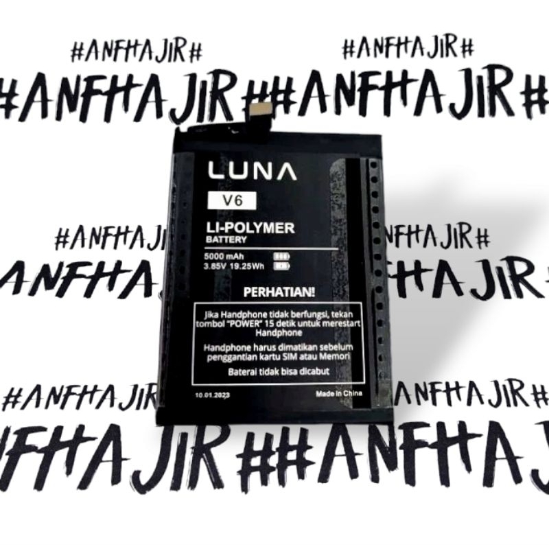 BATRE BATREI LUNA V6 V 6 RAM 6 ROM 128 BATRAI BATERAI LUNA V-6 V 6 RAM 6 ROM128 (5000mAh) ORIGINAL B