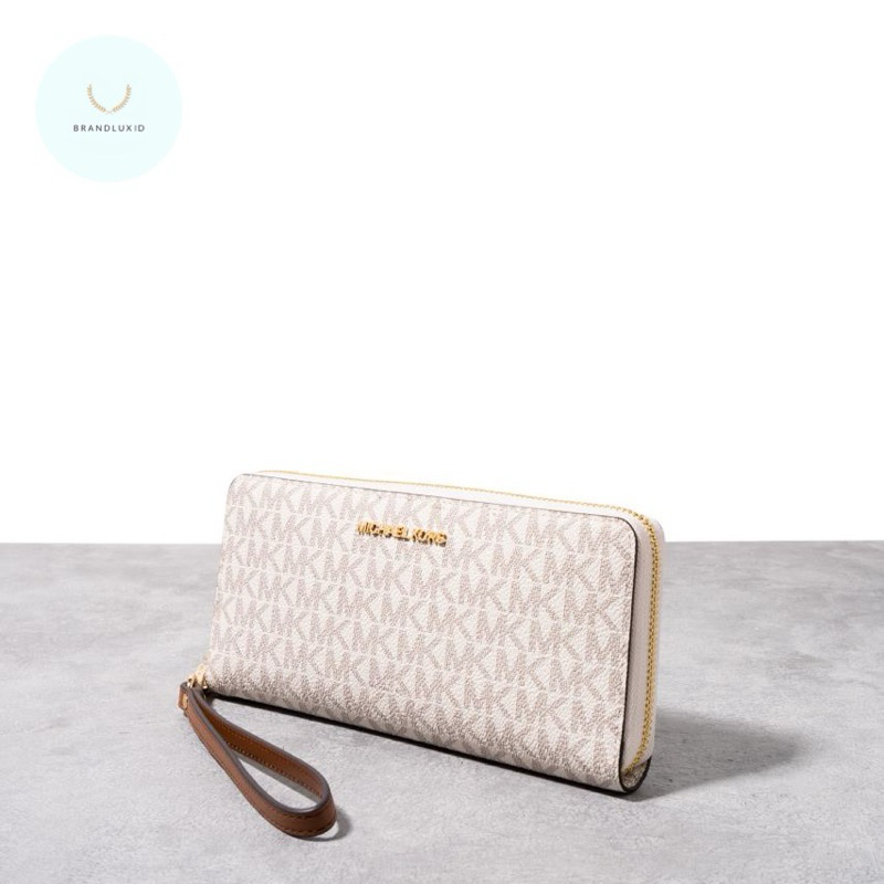 Michael Kors Jet set travel large continental wristlet monogram