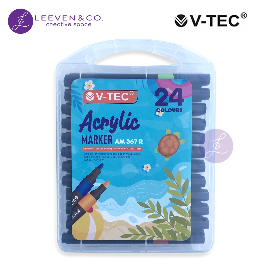 

V-TEC ACRYLIC MARKER 24 COLOR (AM 367 R)