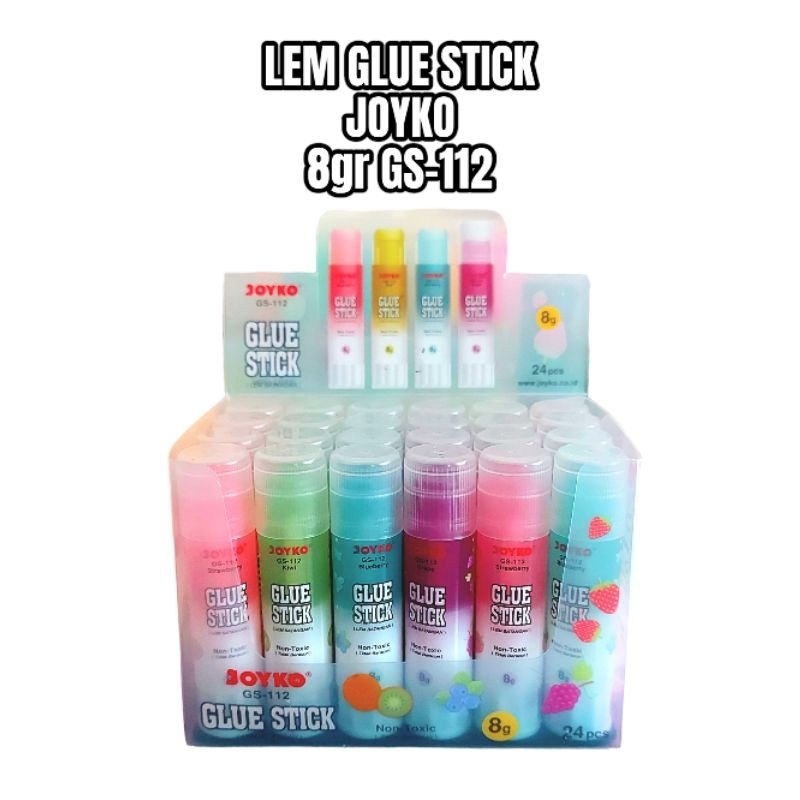 

Lem Glue Stick Joyko 8gr GS 112 satuan lem kertas