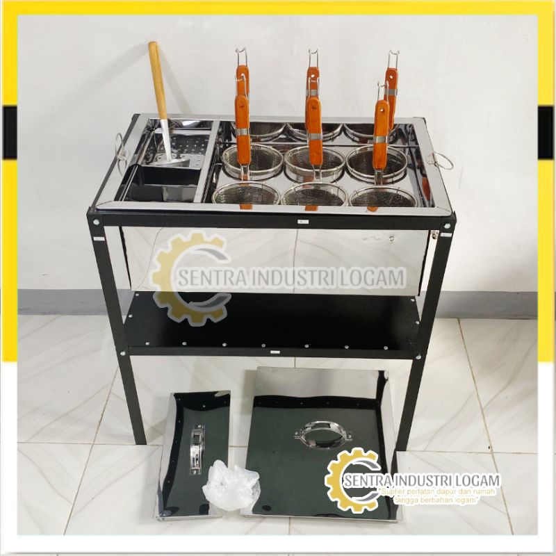 Panci mie - Dandang mie ayam 6 lubang