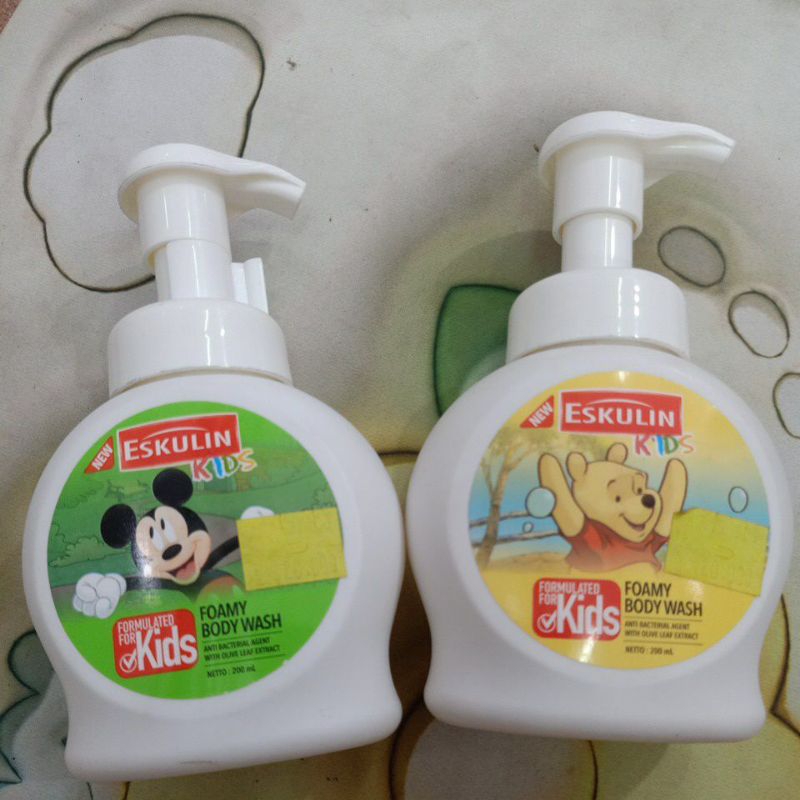 Eskulin kids foamy body wash